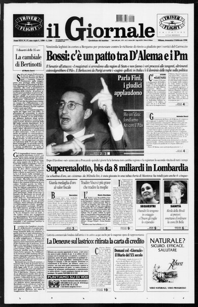 Il giornale : quotidiano del mattino